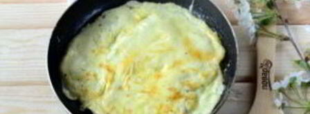 слоеный омлет на завтрак. Шаг 4