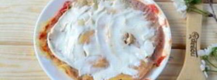 слоеный омлет на завтрак. Шаг 7