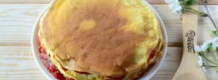 слоеный омлет на завтрак. Шаг 8