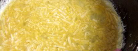 сырный омлет с ветчиной. Шаг 5