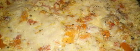 вкусный омлет с овощами сытный ужин. Шаг 5