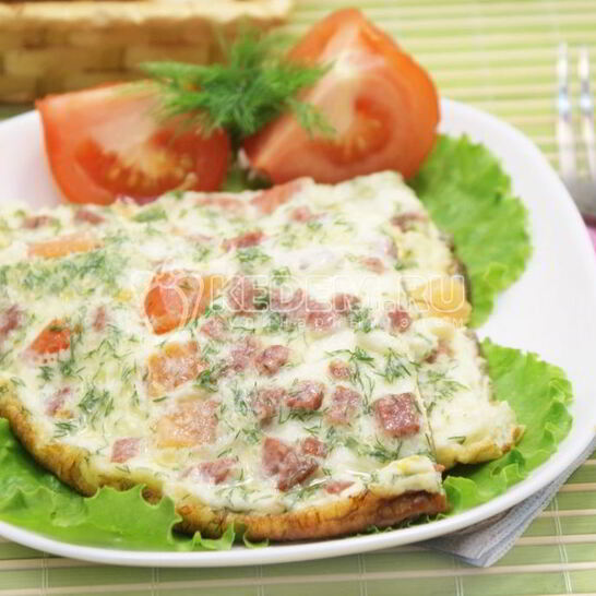 Рецепт вкусный омлет