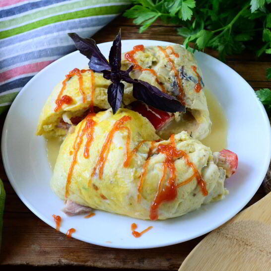 Рецепт воздушный омлет в пакете