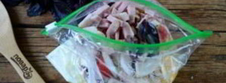 воздушный омлет в пакете. Шаг 5