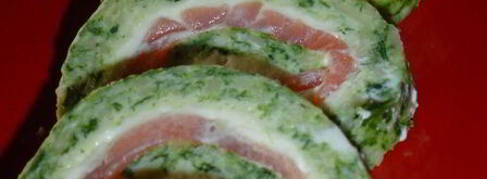 закуска из омлета, сыра и красной рыбы. Шаг 8