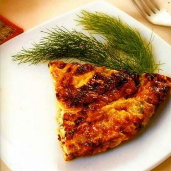 Рецепт зеленый омлет