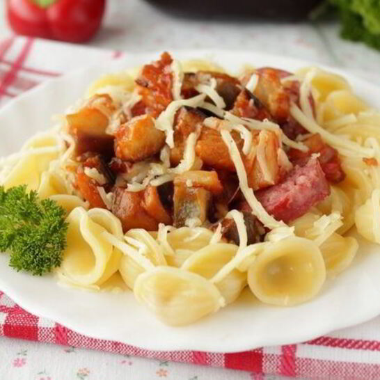 Рецепт ореккьетте с баклажаном