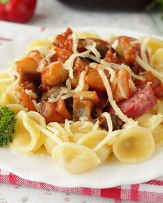 Ореккьетте с баклажаном