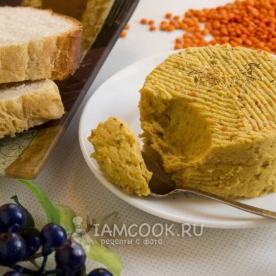 Рецепт чечевичный паштет с морковью