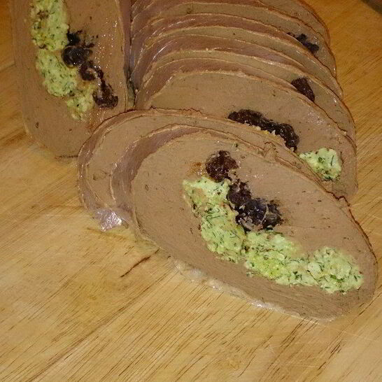 Рецепт фаршированный паштет из куриной печени