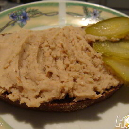 Рецепт изысканый паштет из фасоли и орехов