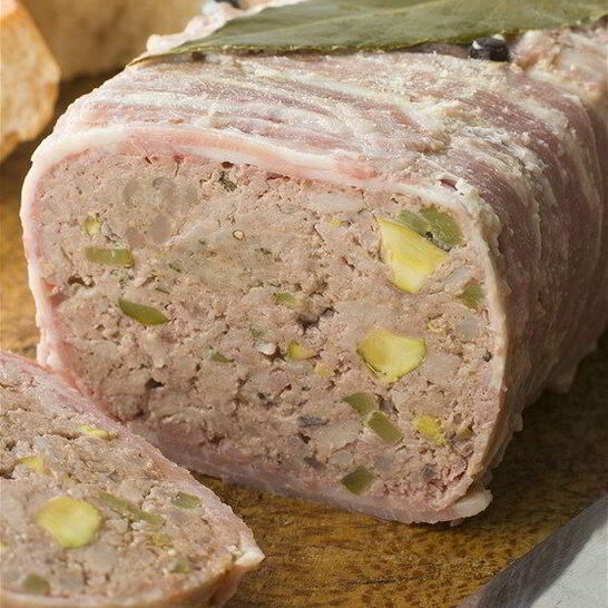 Рецепт мясной паштет с фисташками