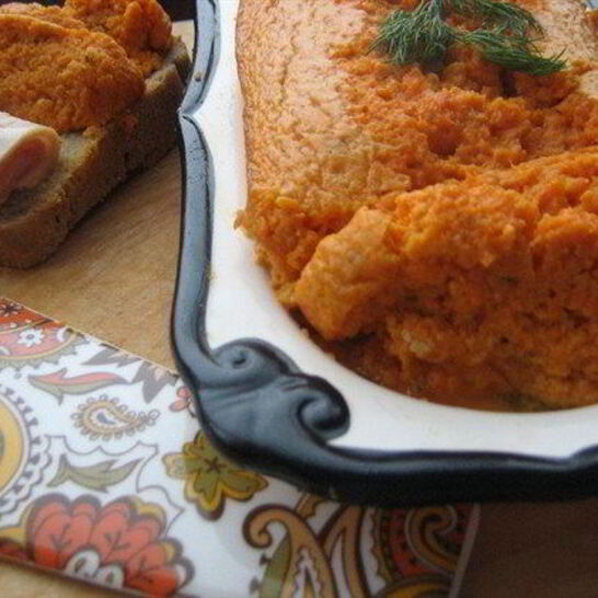 Рецепт нежнейший паштет из тыквы с беконом