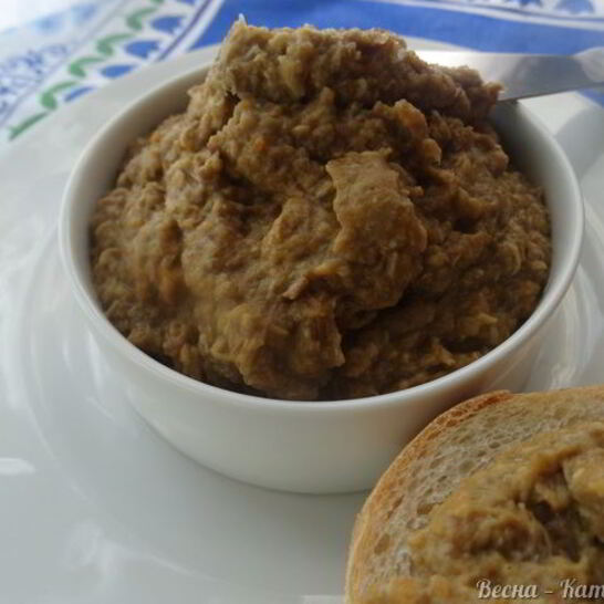 Рецепт паштет из чечевицы с грибами