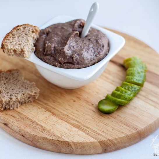 Рецепт паштет из фасоли, картофеля и мака