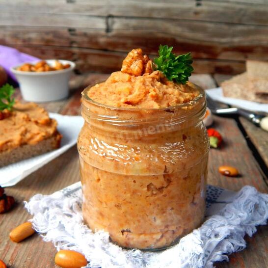 Рецепт паштет из фасоли