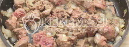 паштет из куриной печени праздничный. Шаг 4