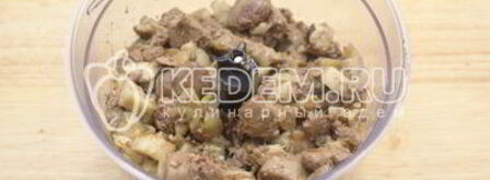 паштет из куриной печени праздничный. Шаг 10