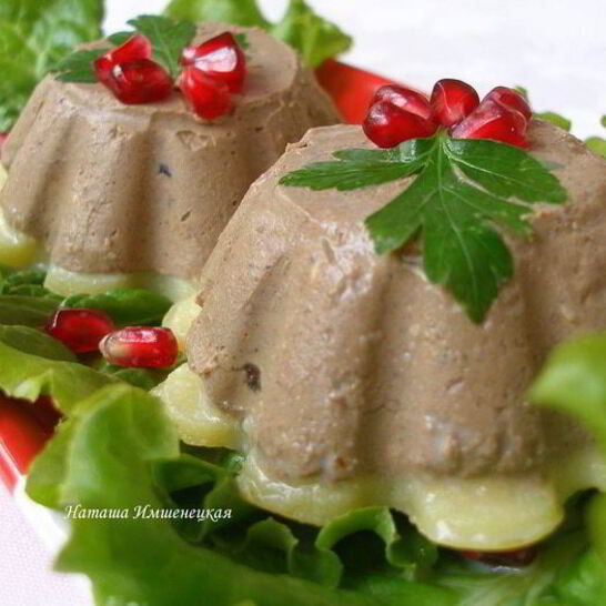 Рецепт паштет из куриной печени с черносливом и орехами