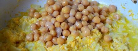 паштет из куриной печени с горохом нут. Шаг 4