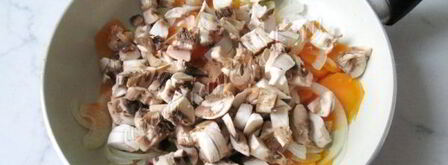 паштет из куриной печени с грибами. Шаг 7