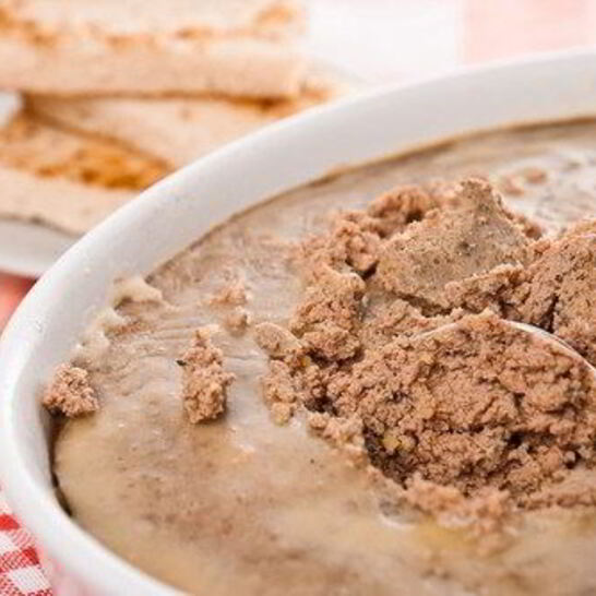 Рецепт паштет из куриной печени с сыром и чесноком