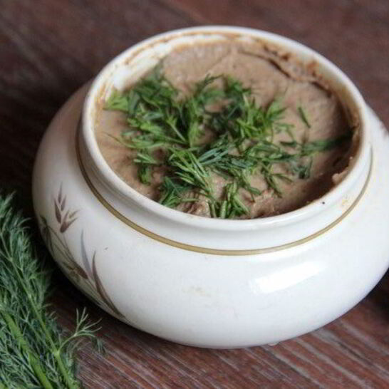 Рецепт паштет из печени кролика