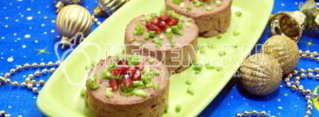 паштет из печени новогодний. Шаг 10