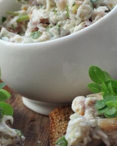 Паштет из сельди горячего копчения