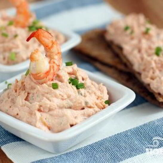 Рецепт паштет из семги с креветками