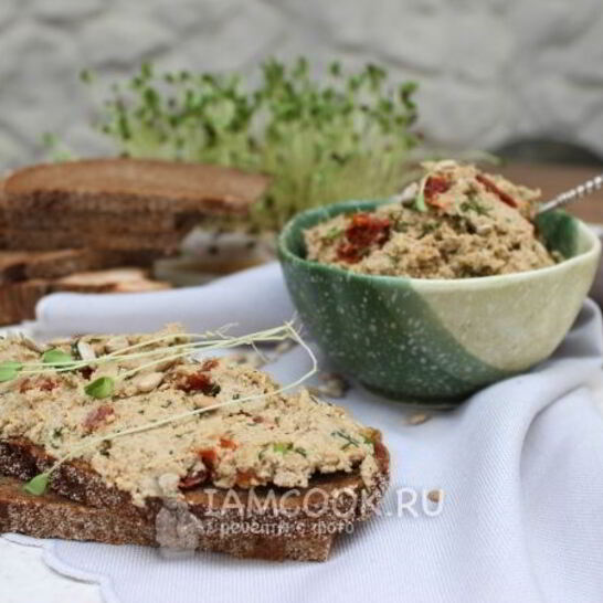 Рецепт паштет из семян подсолнуха