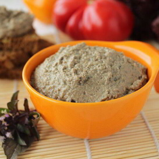 Рецепт паштет печеночный с баклажаном