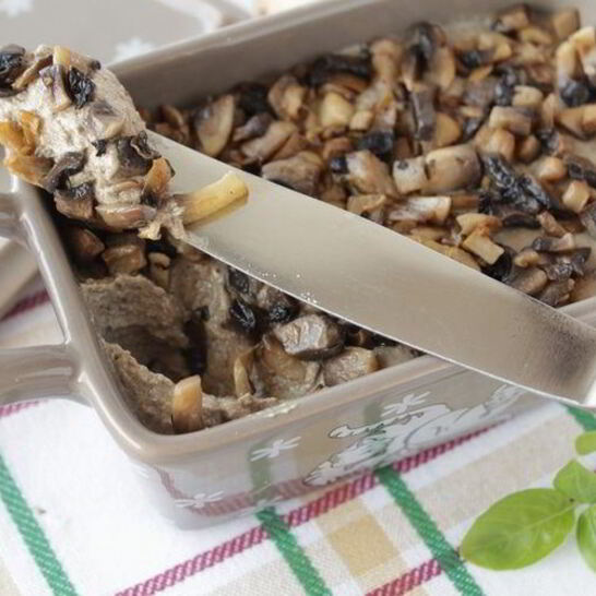 Рецепт печеночный паштет с грибами