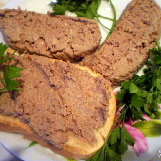 Рецепт печеночный паштет с яблоками