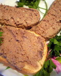 Печеночный паштет с яблоками