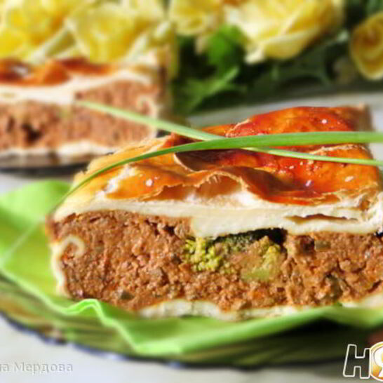 Рецепт печеночный паштет запеченный в тесте