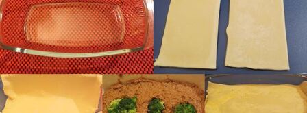 печеночный паштет запеченный в тесте. Шаг 3