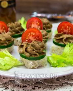 Сливочный паштет из говяжьей печени