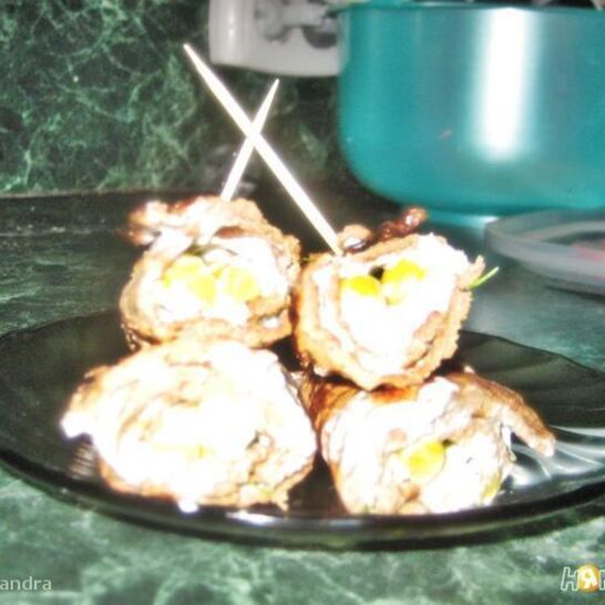 Рецепт печеночные рулетики