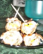 Печеночные рулетики