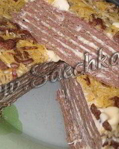 Торт из куриной печени