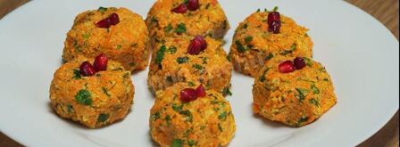 пхали и баклажаны с орехами. Шаг 10