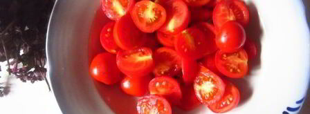 помидоры с моцареллой в духовке. Шаг 3