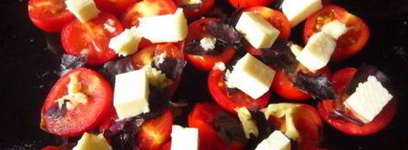 помидоры с моцареллой в духовке. Шаг 5