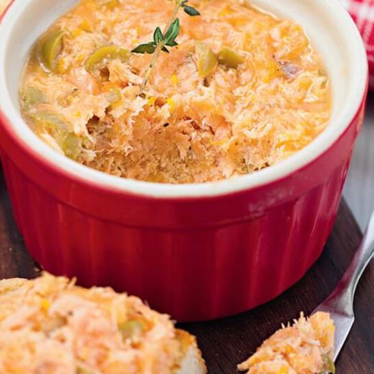 Рецепт рийет из форели с оливками