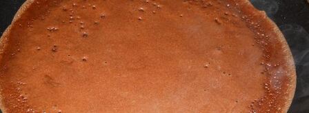 блинные роллы инь и янь с двойной начинкой. Шаг 2