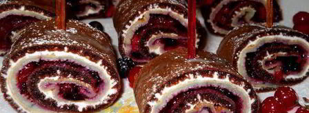 блинные роллы инь и янь с двойной начинкой. Шаг 9