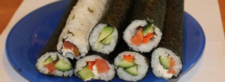 домашние роллы и нигири суши. Шаг 9