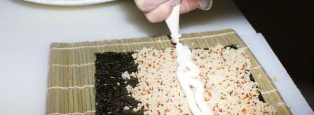 киноа ролл. Шаг 3