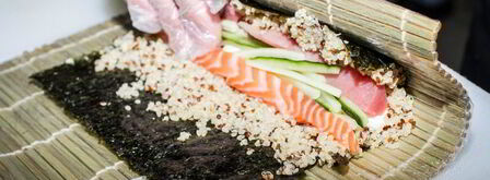 киноа ролл. Шаг 7